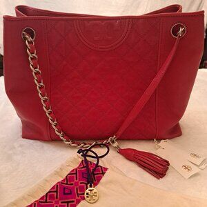 Tory Burch Red Flemming handbag